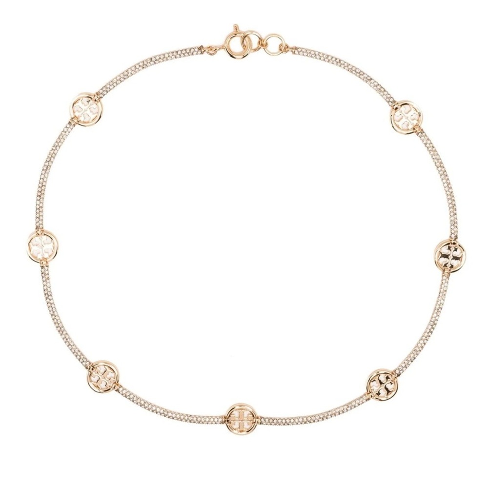 Tory Burch Miller Pave Necklace